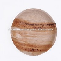 TOP QUALITY ECO-FRIENDLY ARECA PALM LEAF BOWL(6 INCH SHALLOW ROUND PLATE )