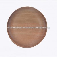 TOP QUALITY ECO-FRIENDLY ARECA PALM LEAF BOWL(7.5 INCH SHALLOW ROUND PLATE )